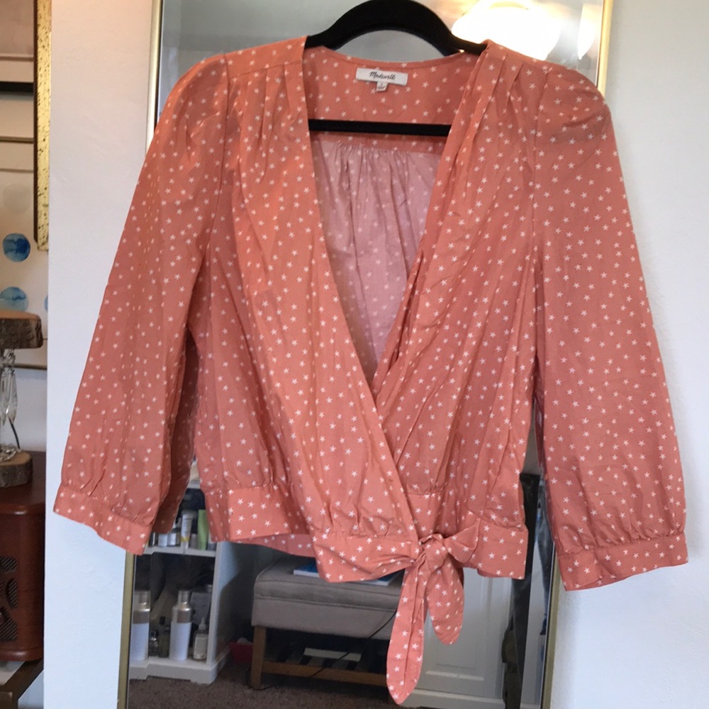 Madewell surplice top size L